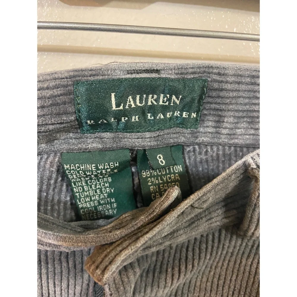Vintage 90s Ralph Lauren Pants Women’s Corduroy Classic pants - Picture 3 of 8